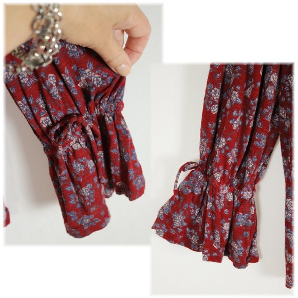 Plus Lucky Brand Floral A-Line Top Size 2X - Picture 5 of 11